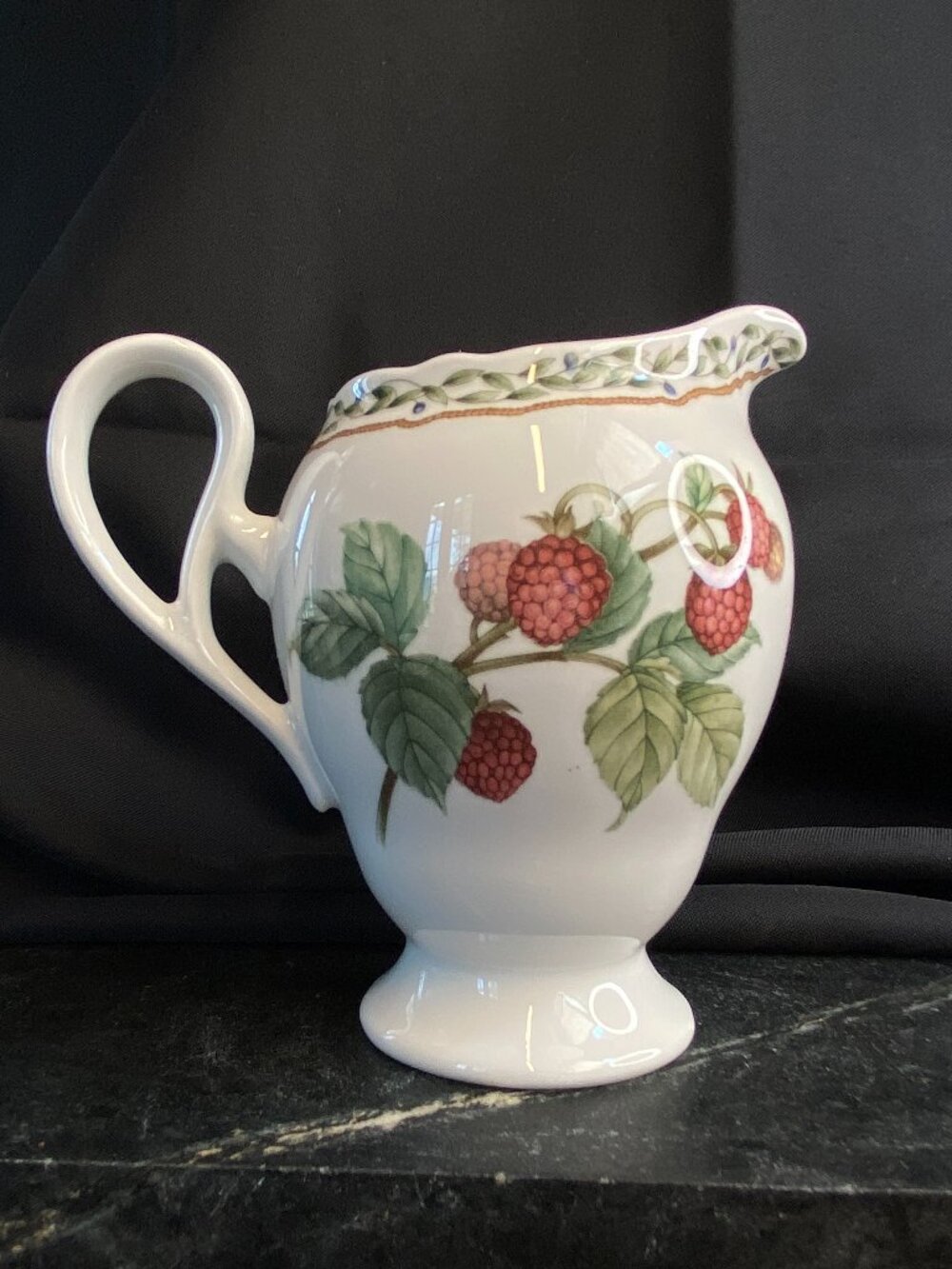 Vintage Noritake Royal Orchard Primachina Creamer Pitcher 9416 Japan Cottagecore